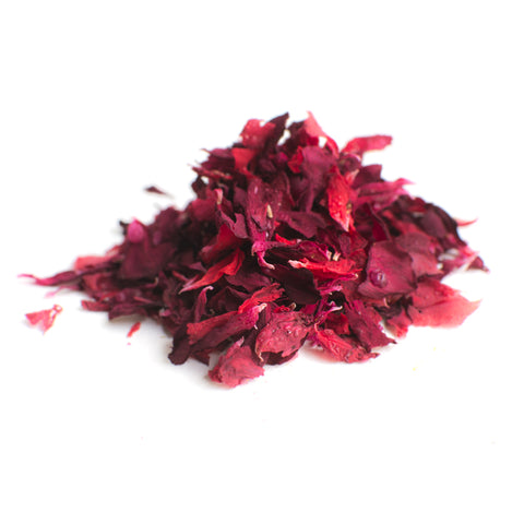 Dried Organic Edible Pelargonium Red