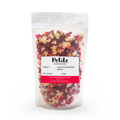 Dried Organic Edible Pelargonium - Petite Ingredient