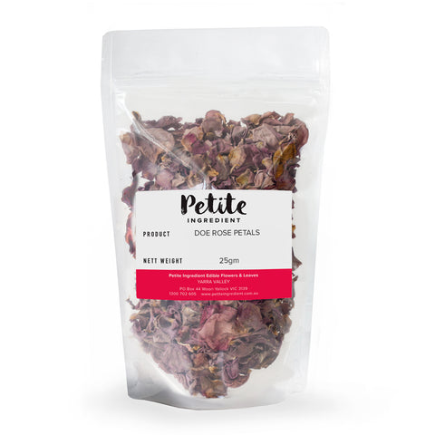 Dried Organic Edible Rose Petals Lilac - Petite Ingredient