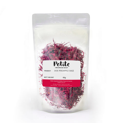 Dried Organic Edible Pineapple Sage - Petite Ingredient