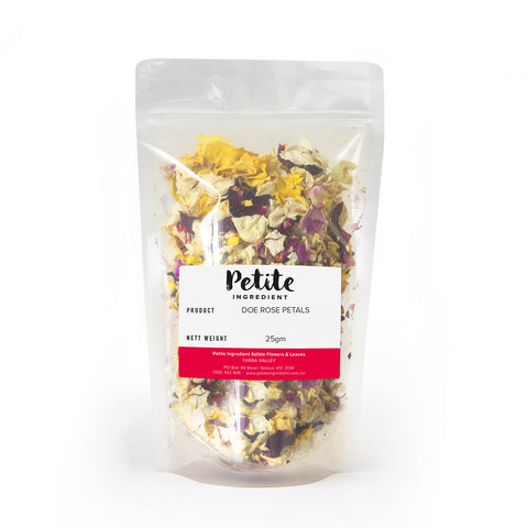 Dried Organic Edible Rose Petals - Petite Ingredient