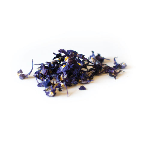 Dried Organic Edible Linaria Blue